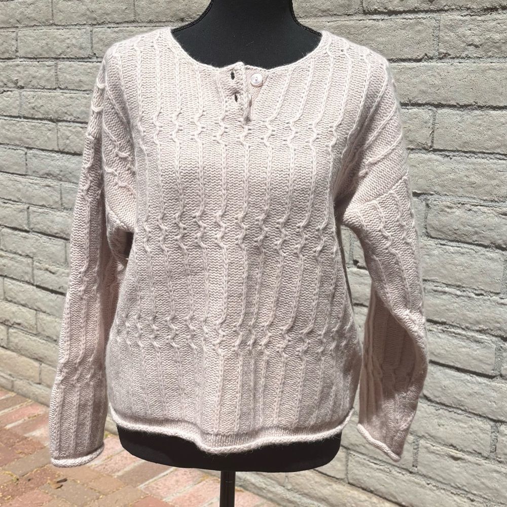 Vintage Wool & Angora Limited Sweater Small Pink